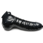 Funda para pene con tubo largo, negra - Imagen 5