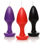 Velas de goteo para jugar con cera, negro, morado y rojo, Kink Inferno - Imagen 4