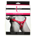 Arnés corsé de cuero Bodice Deluxe en rosa - Imagen 2