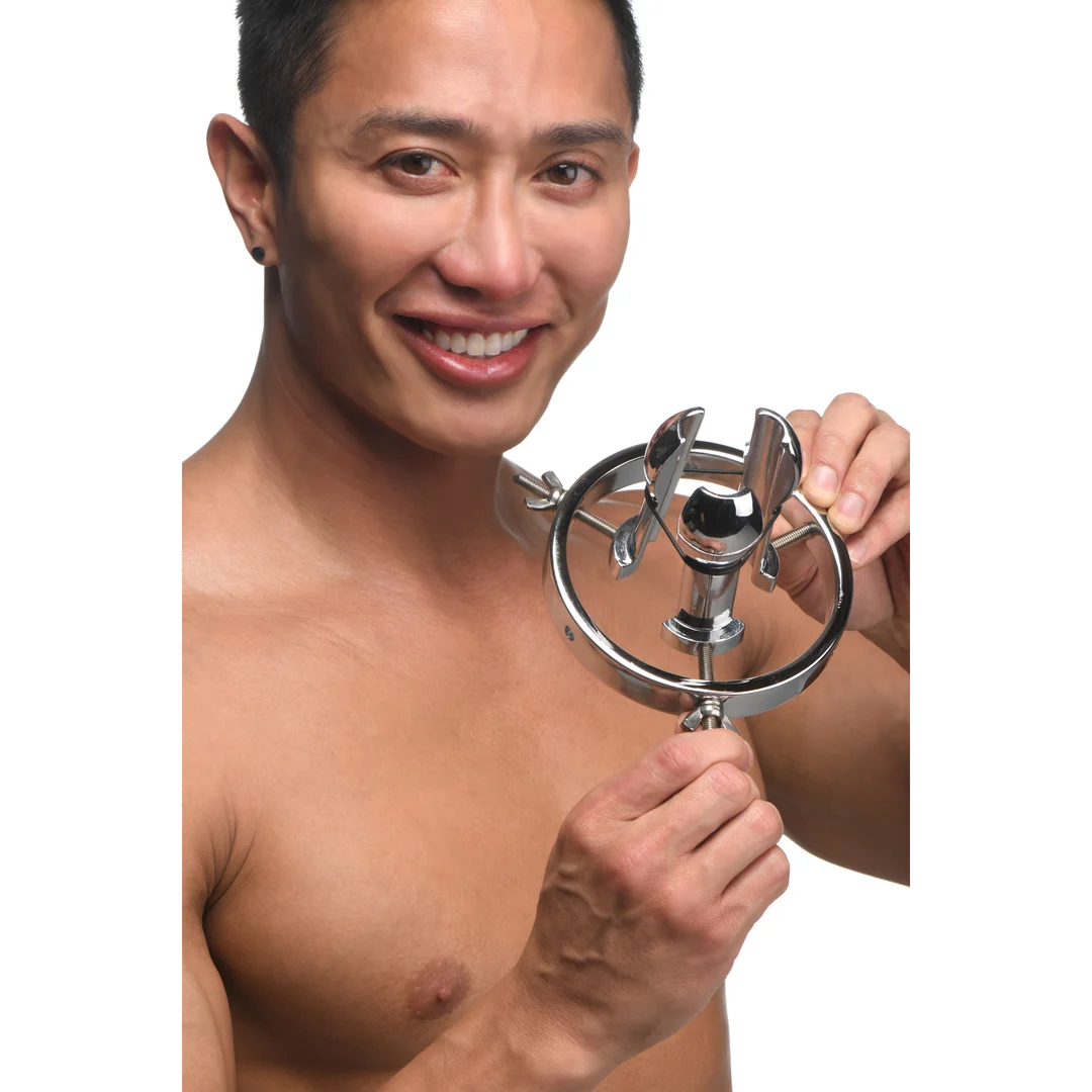 Juguete anal con apertura ajustable, explorador anal de acero inoxidable - Imagen 6