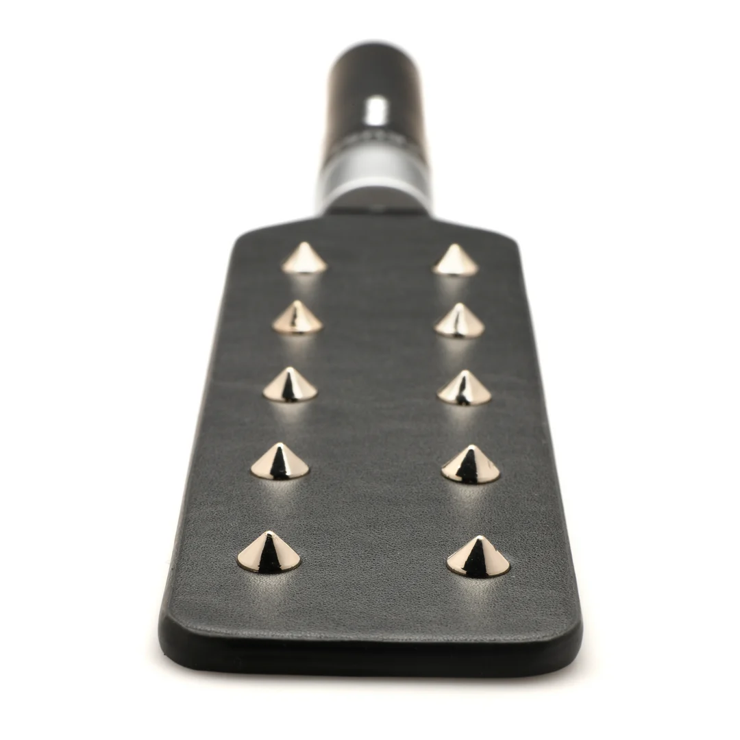 Paddle BDSM con púas – Spiked Paddle – Negro - Imagen 3