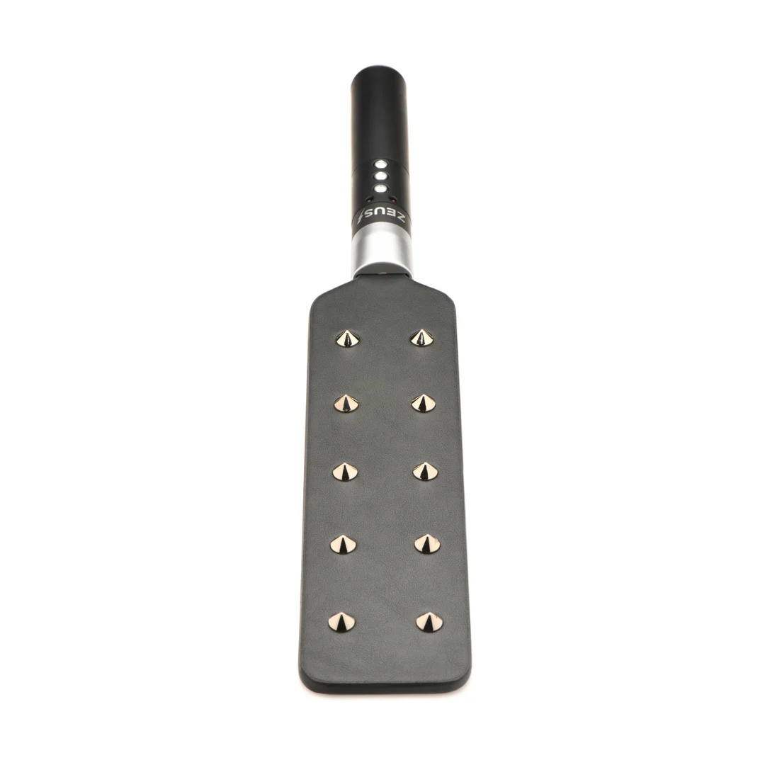 Paddle BDSM con púas – Spiked Paddle – Negro - Imagen 4