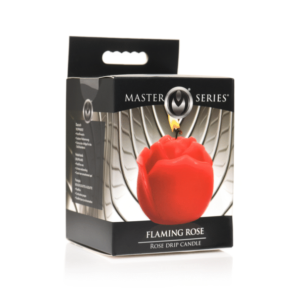 Vela de goteo Flaming Rose roja