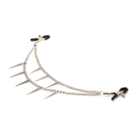 Pinzas para pezones XR Brands Dagger con doble cadena - Imagen 4
