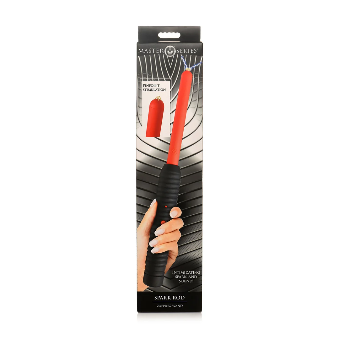 XR Brands Spark Rod varita de descargas roja - Imagen 2