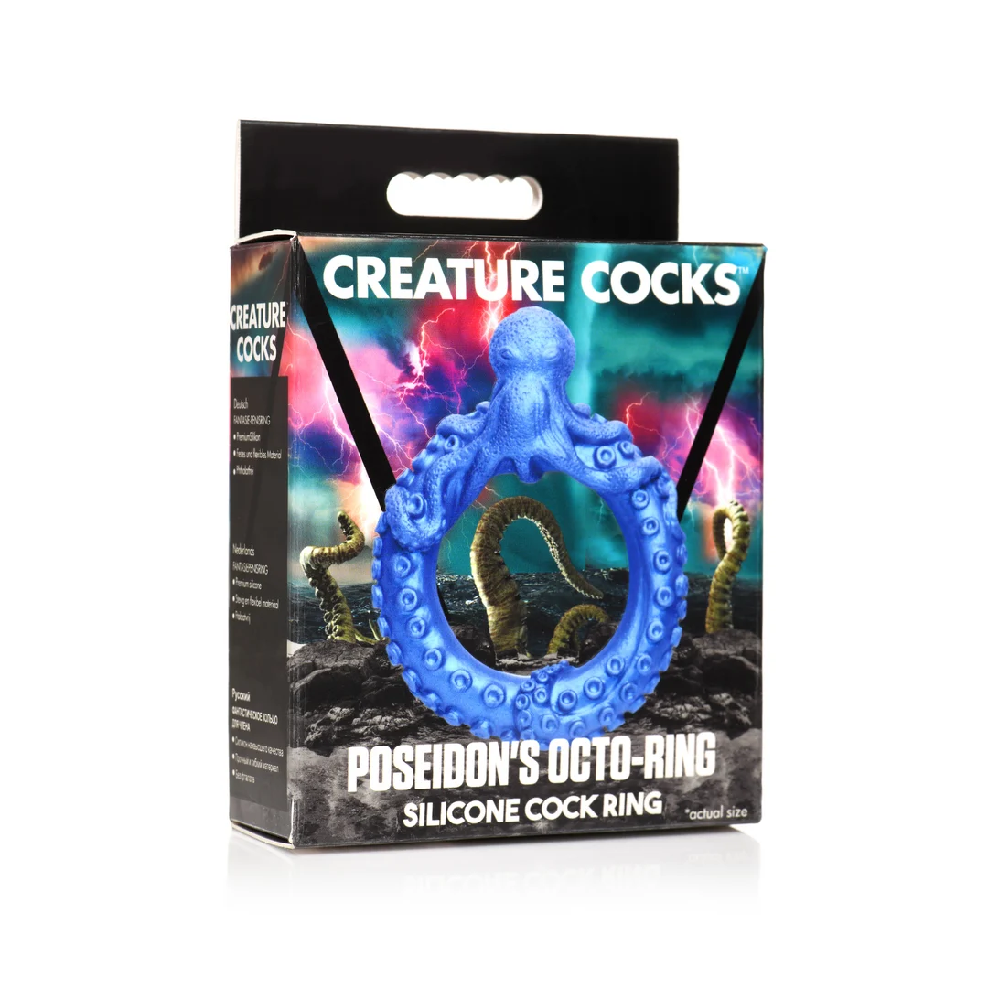 Anillo de silicona para el pene Poseidon's Octo Ring - Imagen 1