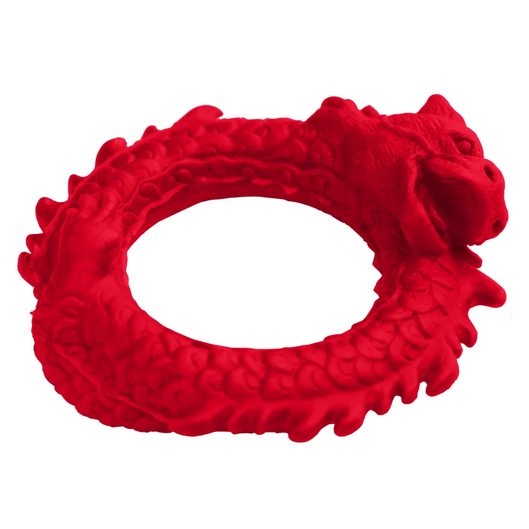 Anillo de silicona rojo para el pene Rise of the Dragon - Imagen 4