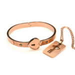 Pulsera con cadena de llaves en oro rosa - Imagen 3