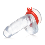 Anillo para el pene de silicona XR Brands Beast Mode rojo - Imagen 6