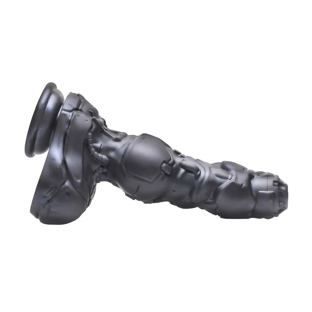 Dildo Cyborg Cock con empuje y vibración - Imagen 4