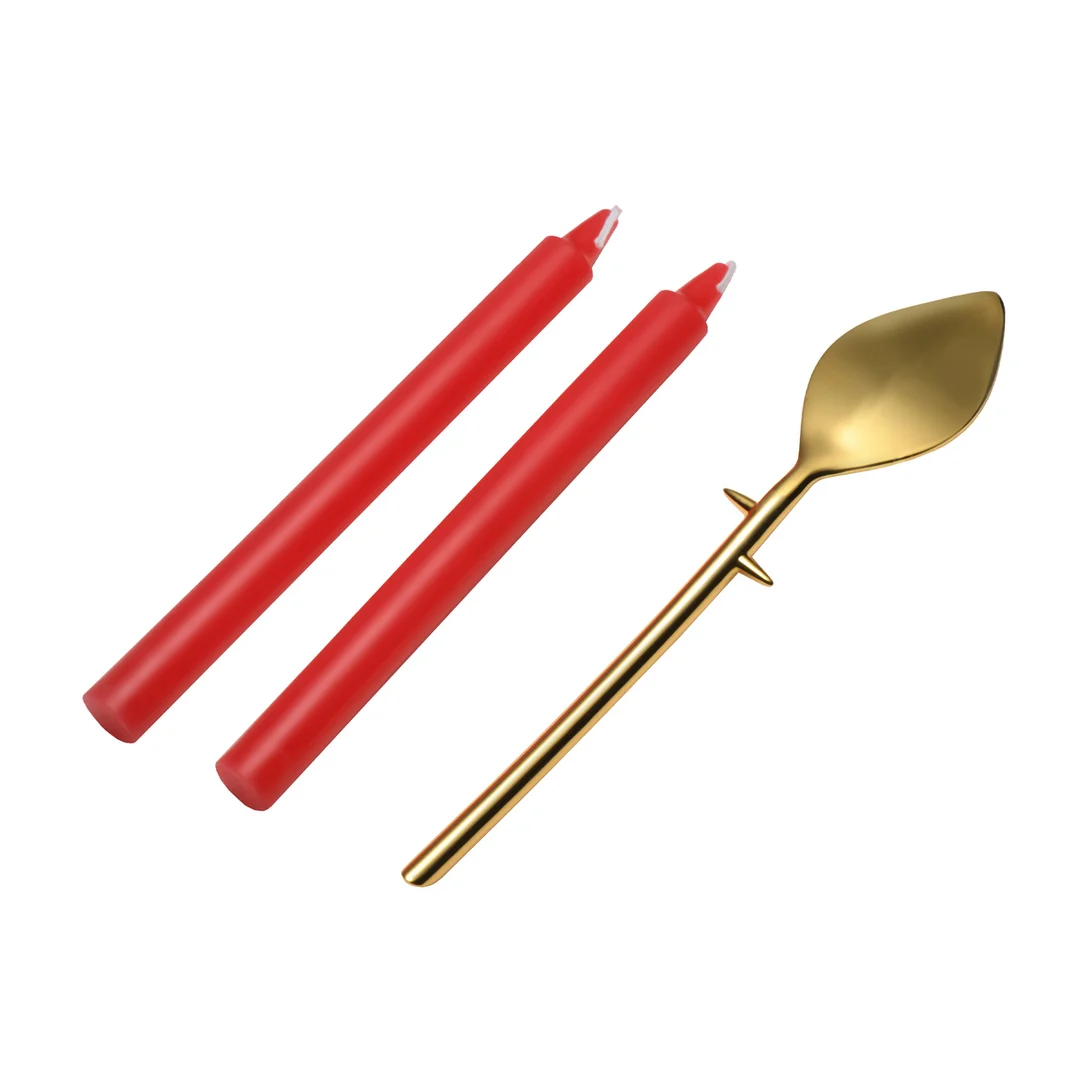 Set de cuchara y vela de goteo Drip Sensation - Imagen 4