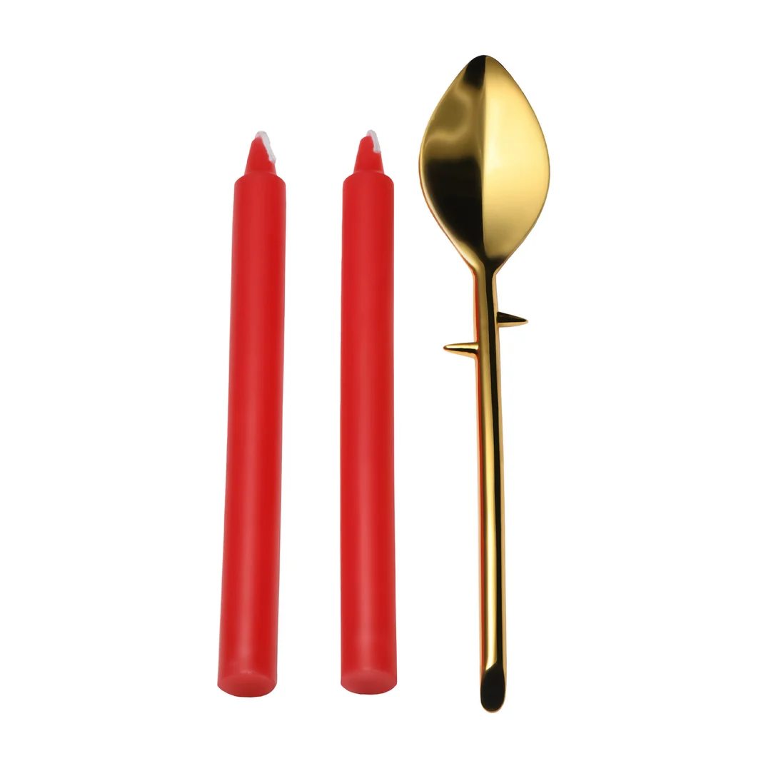 Set de cuchara y vela de goteo Drip Sensation - Imagen 6