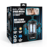 Masturbador XR Brands Cyber Milker con soporte para teléfono