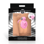 Jaula de castidad vulvar Pussification rosa - Imagen 2