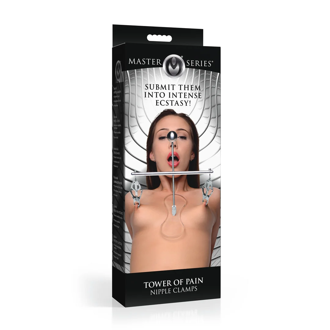 AH543-2 Pinzas para pezones XR Brands Tower of Pain - Imagen 1
