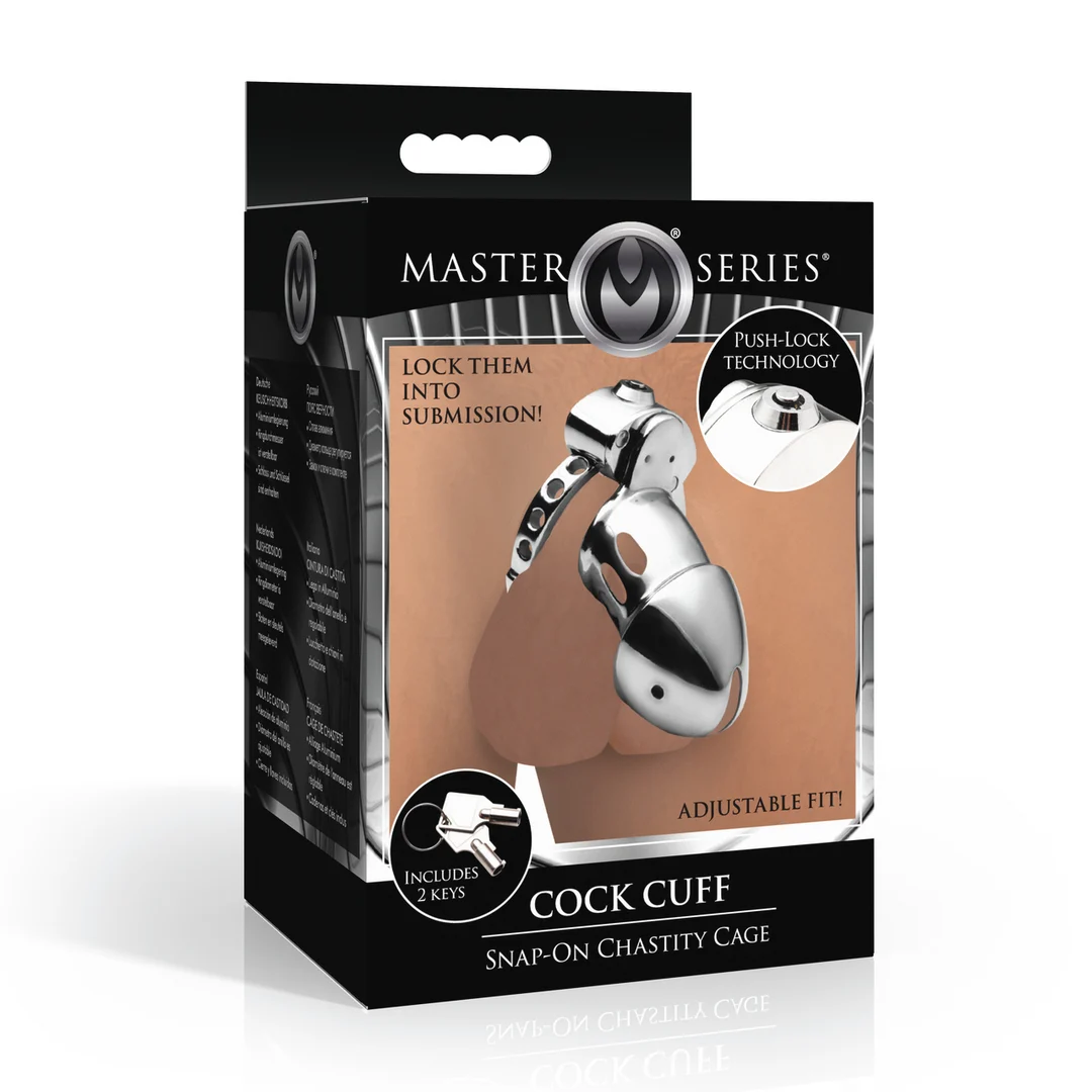 Jaula de castidad con anilla ajustable – Snap-On Chastity Cage - Imagen 1