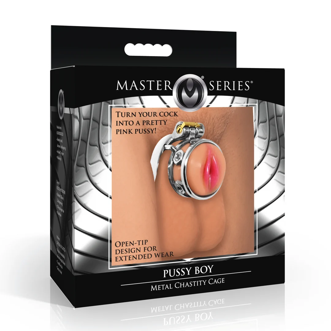 Jaula de castidad con punta de silicona suave – Pussy Boy - Imagen 1