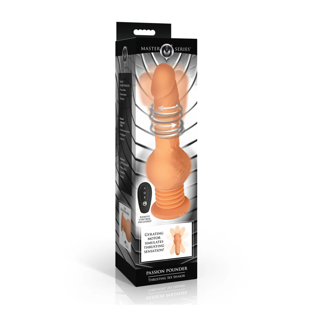 Vibrador con empuje y mando a distancia Passion Pounder - Imagen 1