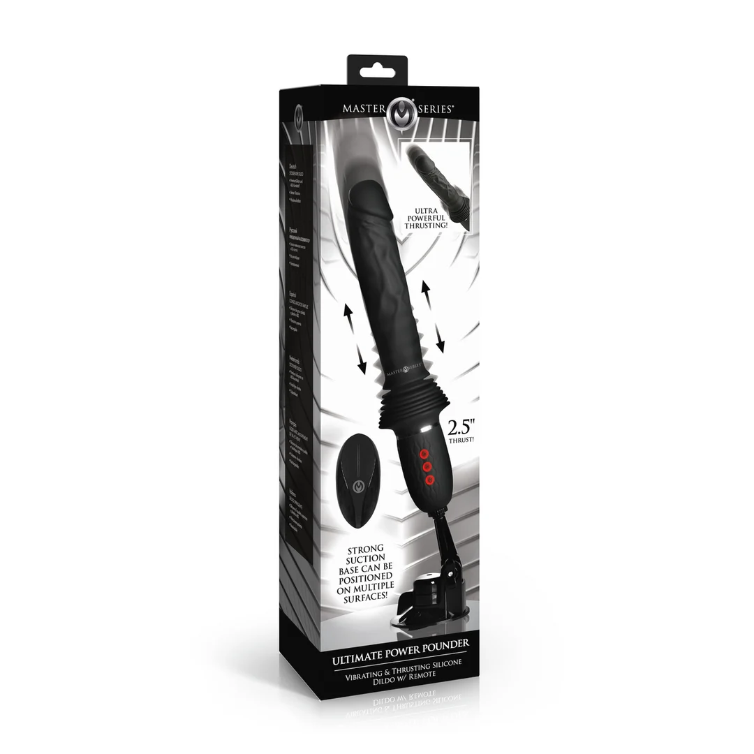 AH606-2 Dildo vibrador y de empuje Ultimate Power Pounder - Imagen 1