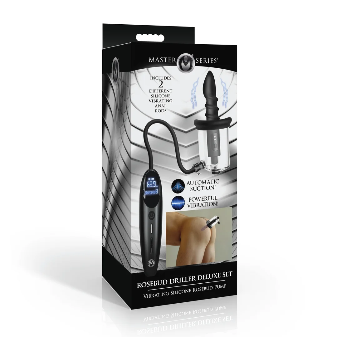 XR Brands Rosebud Driller Deluxe Set - Imagen 1