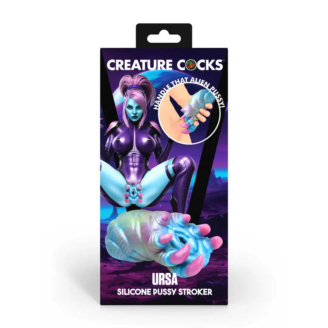 Stroker de silicona Ursa azul y morado - Imagen 2