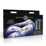 Velas de goteo UV Glow Wax, set de 4