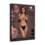 Sujetador de triángulo de encaje con copas abiertas para un look seductor – Le Desir