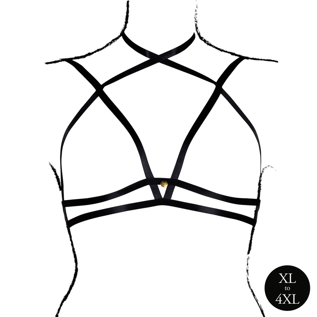 Lencería sensual con copas abiertas y tira al cuello para un look seductor – LIN - Imagen 10