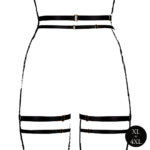 Conjunto de liguero con tiras dobles para un look curvy sensual – Le Desir - Imagen 5
