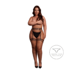 Conjunto de liguero con tiras dobles para un look curvy sensual – Le Desir - Imagen 6