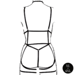 Body curvy con copas abiertas y ligueros para realzar tus curvas – LIN - Imagen 5