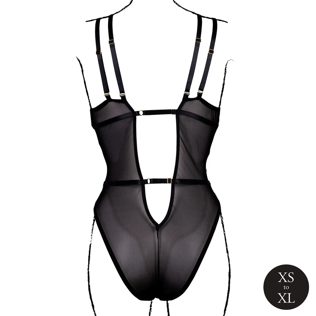 Body de encaje con reguladores para una silueta curvy – Le Desir - Imagen 11