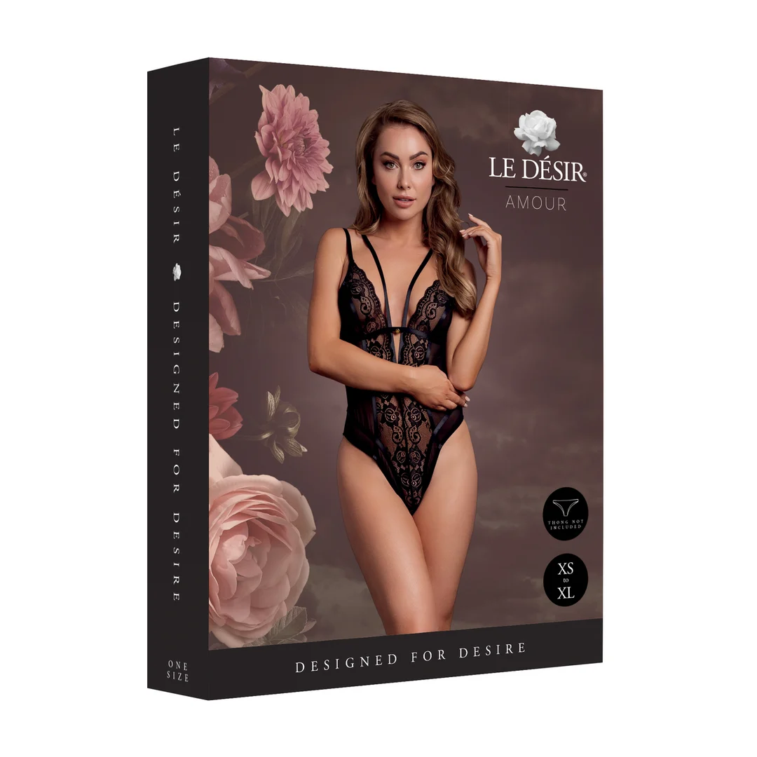 Body de encaje con reguladores para una silueta curvy – Le Desir - Imagen 7