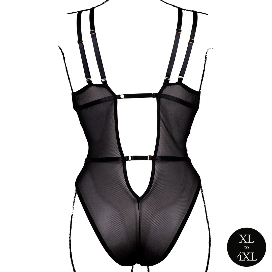 Body de encaje con reguladores para una silueta curvy – Le Desir - Imagen 5