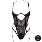 Body de encaje con copas abiertas para un look curvy seductor, Le Desir - Imagen 10