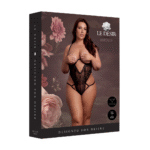 Body de encaje con copas abiertas para un look curvy seductor, Le Desir
