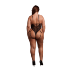 Body de encaje con copas abiertas para un look curvy seductor, Le Desir - Imagen 3