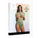 Body de tejido de red con escote en V y manga corta para una silueta sensual – Le Desir - Imagen 7