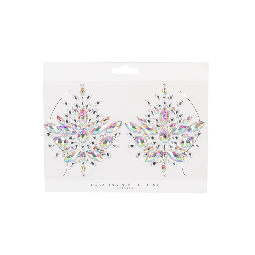 Adhesivos brillantes para pezones con un toque glamuroso para looks de Carnaval y lencería | Le Desir - Imagen 1