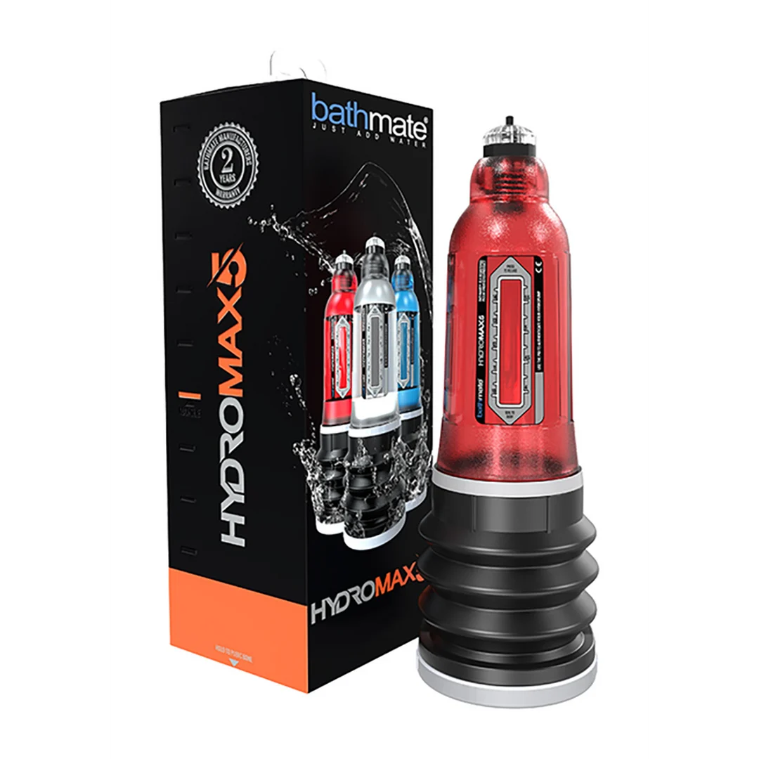 BM-HM5-BR-2 Bomba manual para el pene con almohadillas de confort – HydroMax5 - Imagen 1