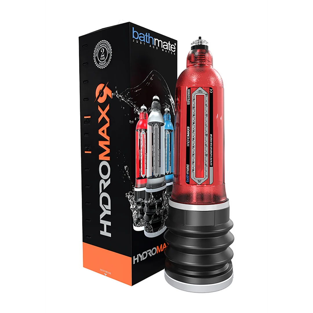 BM-HM9-BR-2 Bomba para el pene con almohadilla de confort extraíble – HydroMax9 - Imagen 1