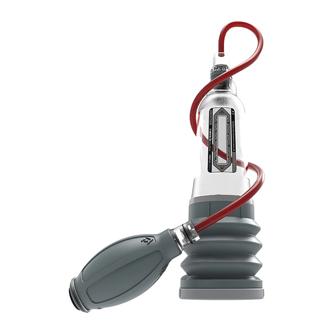 Bomba para el pene de diseño transparente: HydroXtreme5 - Imagen 3