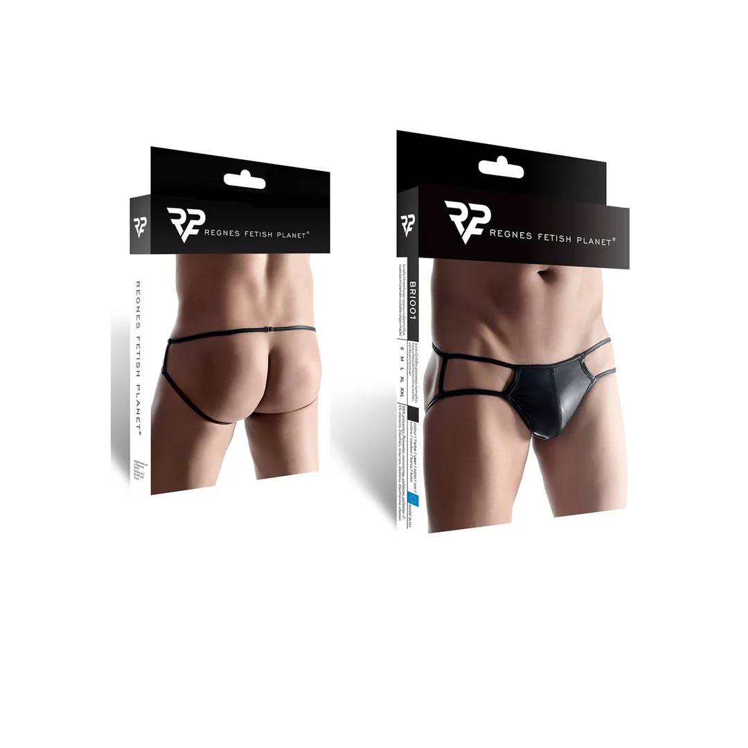Jockstrap efecto wet look con efecto Big-Boss para un look potente – Desirelle - Imagen 1