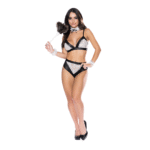 Conjunto de lencería negro con detalles de encaje para un look sensual – Magic Silk - Imagen 8