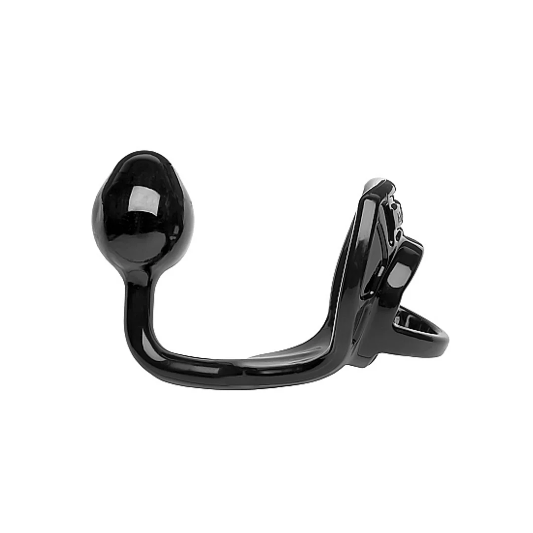 Armor Tug Lock con banda y plug anal - Imagen 2