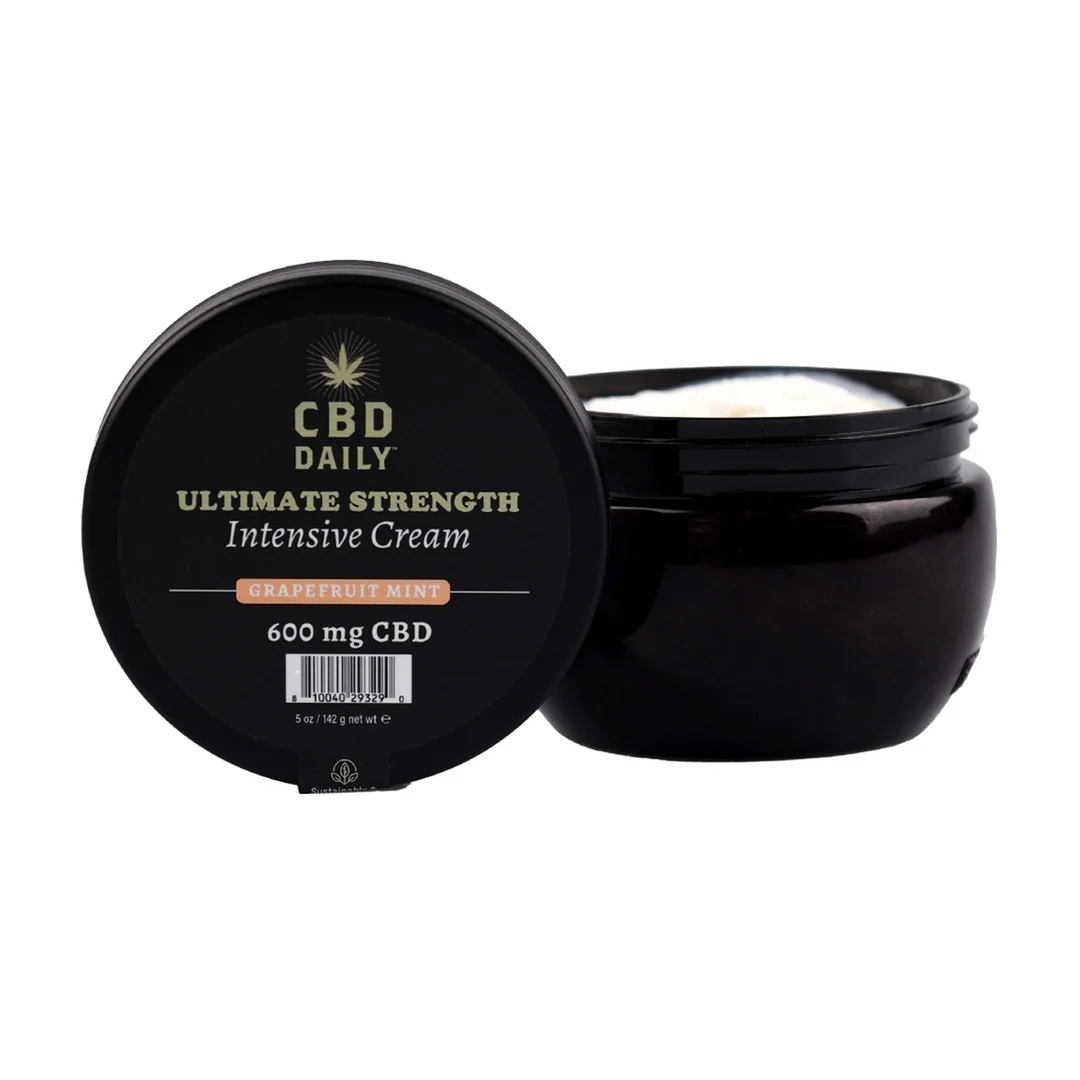 Earthly Body CBD Daily Ultimate Strength Intensive Cream, pomelo y menta, 142 g - Imagen 2