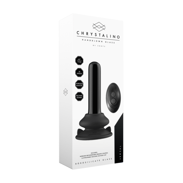 Vibrador de cristal Thumby con ventosa