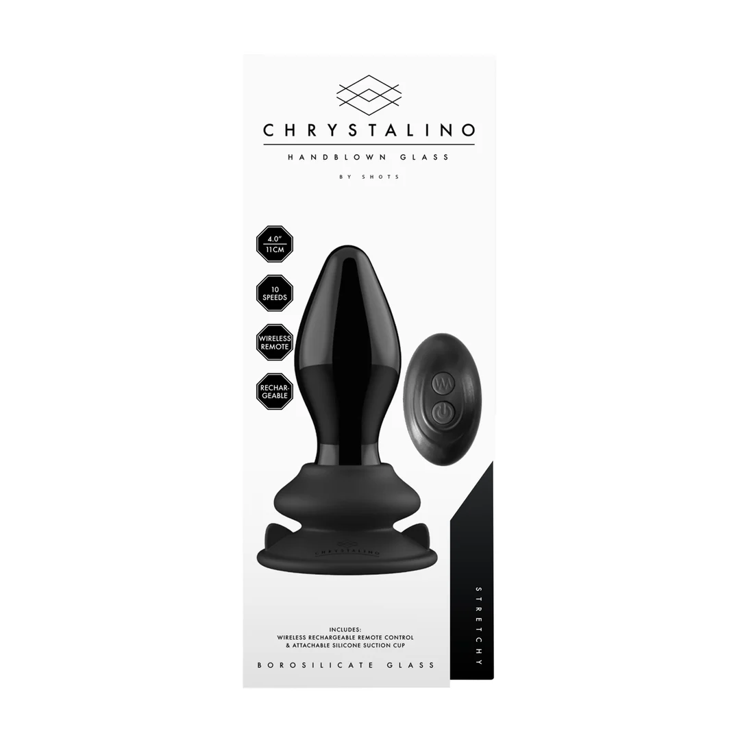 Vibrador de cristal elástico Chrystalino con ventosa - Imagen 2