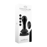 Vibrador de cristal Globy con ventosa