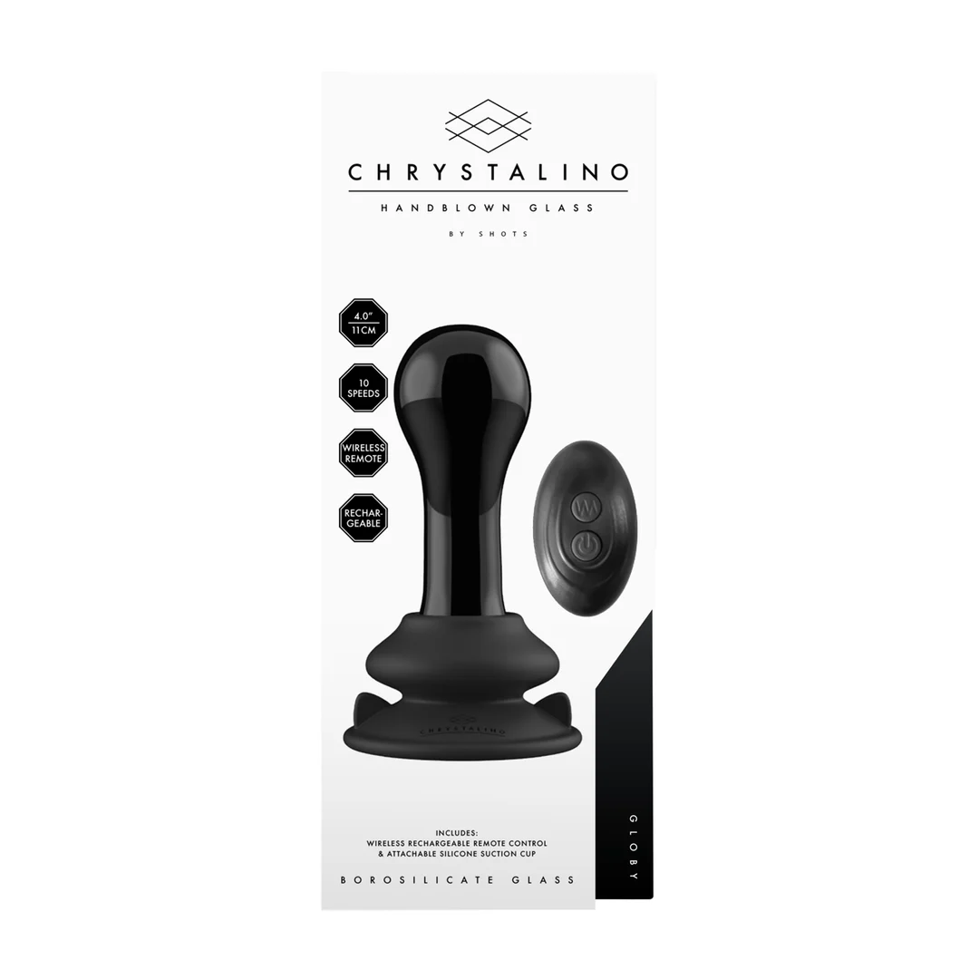 Vibrador de cristal Globy con ventosa - Imagen 2